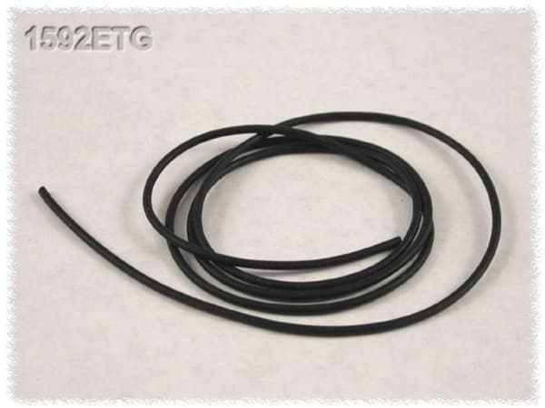 Hammond Electronics 1592ETG Tætning Silikone Sort 1 stk