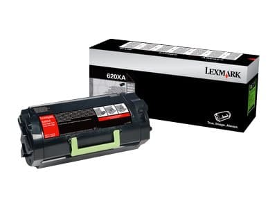 Lexmark 620XA - Ekstra høy ytelse - svart - original - tonerpatron LCCP - for Lexmark MX711, MX810, MX811, MX812