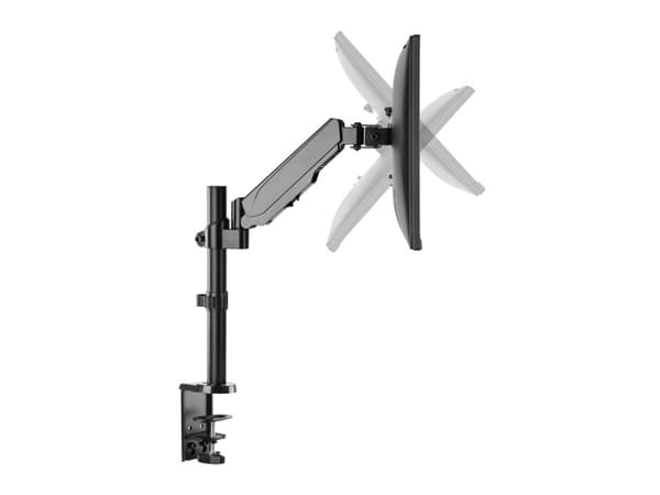 Techly ICA-LCD-515B, Puristin, 8 kg, 43,2 cm (17"), 81,3 cm (32"), 100 x 100 mm, Musta