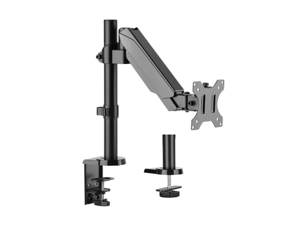 Techly ICA-LCD-515B, Puristin, 8 kg, 43,2 cm (17"), 81,3 cm (32"), 100 x 100 mm, Musta