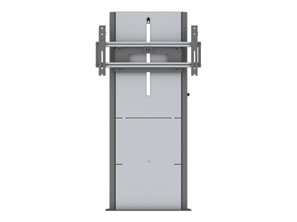 SMS Presence Wall/Floor Motorized - Monteringssett (vegg/gulv-montering) - motorisert - for LCD-skjerm - låsbar - aluminium, antrasittgrå - skjermstø Sølv