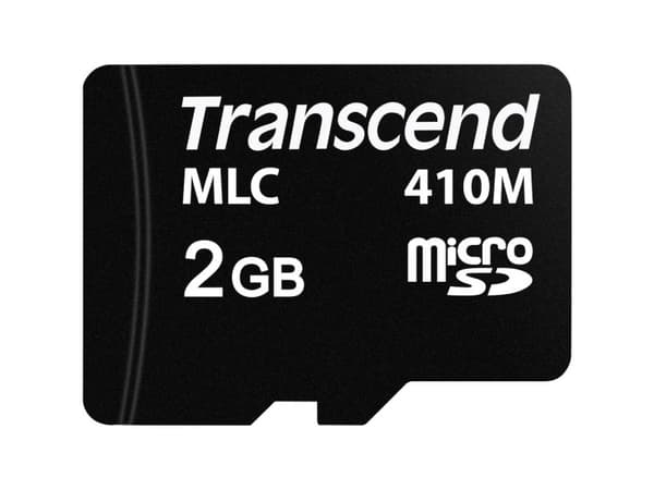 Transcend microSD410M, 2 GB, MicroSD, MLC, 95 MB/s, 30 MB/s, Elektrostatiskt urladdningsskydd (ESD)