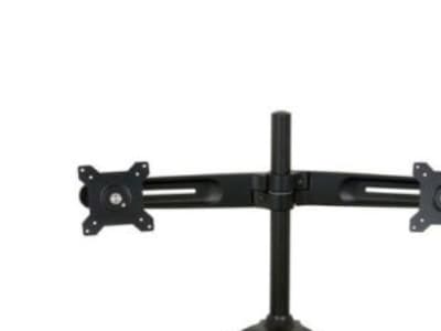 Tronje TS742 - Monteringssett (skrivebordsmontering) - for 2 LCD-skjermer - aluminium, stål - skjermstørrelse: 15"-24" - skrivebordsmonterbar