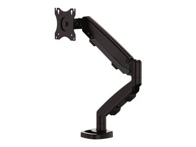 Fellowes - Monteringssett - justerbar arm - for Skjerm - stål - svart, RAL 9017 - skjermstørrelse: 10"-39" - klemmemonterbar, malje, skrivebordsmonte Sort