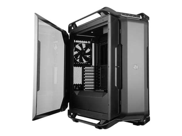 Cooler Master Cosmos C700P - Black Edition - tower - utökad ATX - genomskinlig sidopanel (härdat glas) - ingen strömförsörjning (ATX / PS/2) - svart