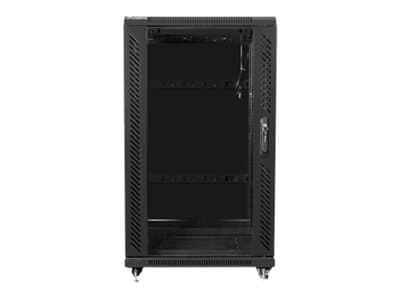 Lanberg FF01-6622-12B, Itseseisova teline, 22U, 800 kg, Musta