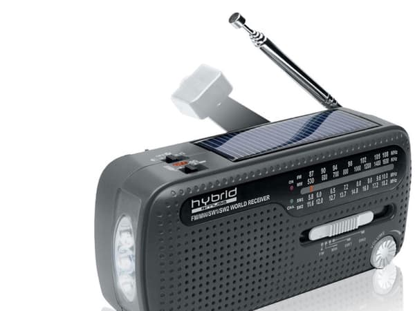 MH-07 DS Radio FM WB Solar Dynamo, black