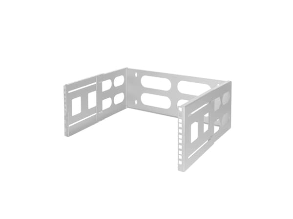 LogiLink W04B40G, Monteringsskena, Grå, 12 kg, 4U, 48,3 cm (19"), 494 mm