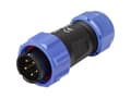 Miniatyrbild 3 av 3: Weipu SP2110 / P 5C II Round Connector Connector, rak Serie (rund kontakt): SP21 Totalt antal poler: 5 1 st