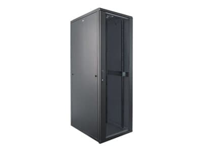 Intellinet Network Cabinet, Free Standing (Standard), 26U, Usable Depth 123 to 573mm/Width 503mm, Black, Assembled, Max 1500kg, Server Rack, IP20 rat