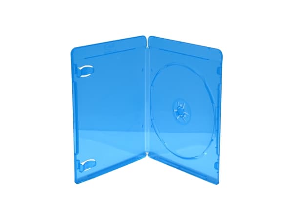 MediaRange BOX39-50, Blu-ray, 1 disker, Blå, Gjennomsiktig, Plast, 120 mm, Støvresistent, Ripebestandig