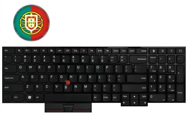 Lenovo 04W2465, Näppäimistö, Portugali, Lenovo, ThinkPad Edge E530