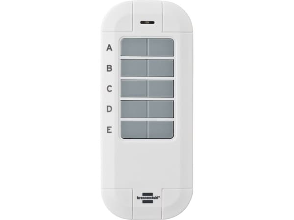Brennenstuhl 1294550, Smart hemenhet, RF Trådlös, Tryckknappar, IP20, Grå, Vit