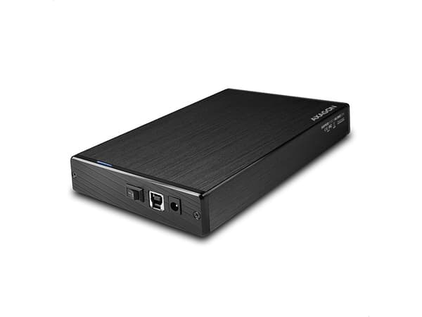 Axagon EE35-XA3, HDD-kabinett, 3.5", SATA, Serial ATA II, Serial ATA III, 5 Gbit/s, USB-tilkobling, Svart