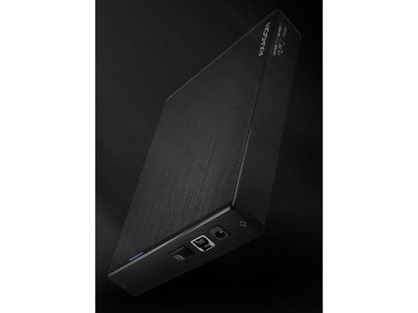 Axagon EE35-XA3, HDD-kabinett, 3.5", SATA, Serial ATA II, Serial ATA III, 5 Gbit/s, USB-tilkobling, Svart
