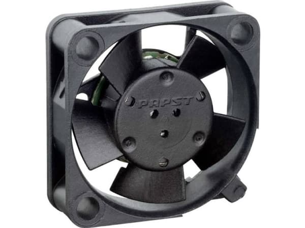 EBM Papst 255M Aksial ventilator 5 V/DC 2.3 m³/h (L x B x H) 25 x 25 x 8 mm Sort