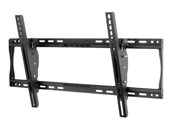Peerless Universal EPT650 - Monteringssats (väggplatta) - för platt panel - stainless steel - svart - skärmstorlek: 32"-55" - monteringsgränssnitt: 6 Svart