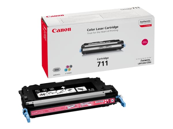 Canon 711 - Magenta - original - tonerpatron - for imageRUNNER C1022; i-SENSYS MF9130, MF9170, MF9220, MF9280; Satera LBP5300, LBP5400