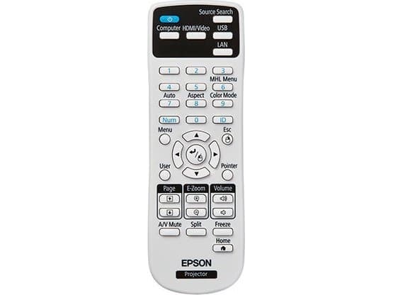 Epson 2181788 fjernkontroll IR Kabelfri Projektor Trykknapper