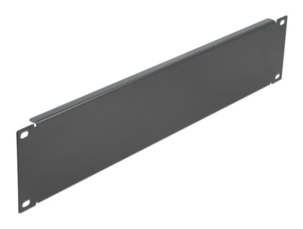 Delock Network Cabinet Blind Cover - Blindpanel till rack - svart - 2U - 19"