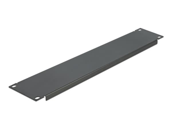 Delock Network Cabinet Blind Cover - Blindpanel till rack - svart - 2U - 19"