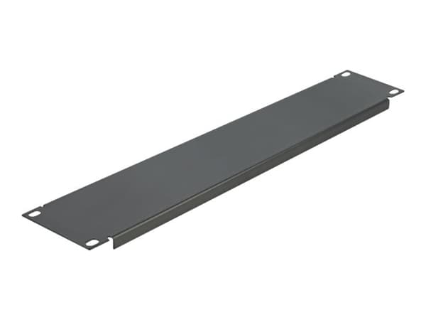 Delock Network Cabinet Blind Cover - Blindpanel till rack - svart - 2U - 19"