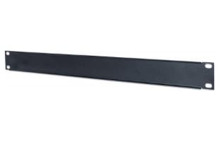 Intellinet 19" tyhjä paneeli, 1U, musta - Tomt-paneeli - lajittelu, RAL 9005 - 1U - 19"