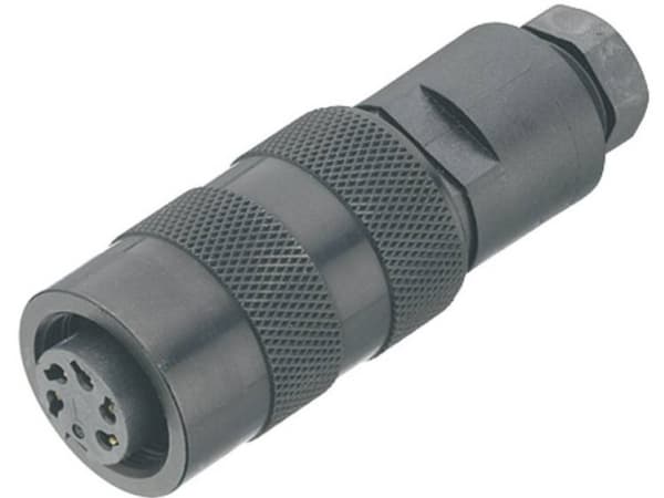 BINDER 09-0172-25-08, Sort, Sølv, IP67, 60 V, 5 A, -40 - 85 °C