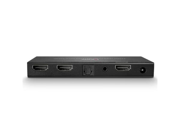 Lindy 38230, HDMI, 2x HDMI, 4096 x 2160 pixlar, Svart, Metall, 4K Ultra HD