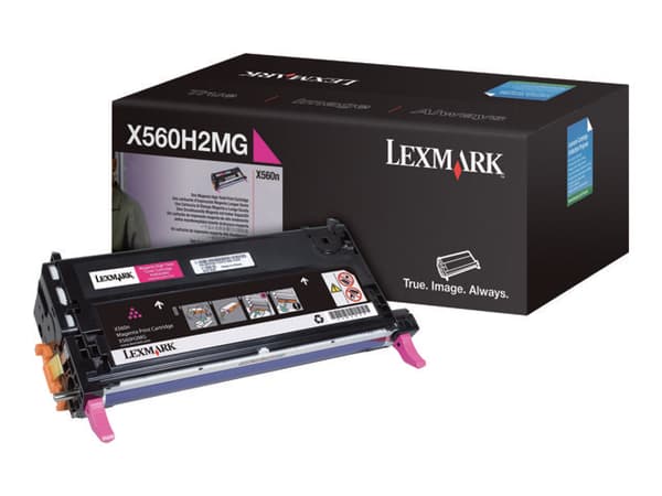 Lexmark - Korkean suorituskyvyn - magenta - alkuperäinen - värikasetti - Lexmark X560dn, X560n -laitteisiin