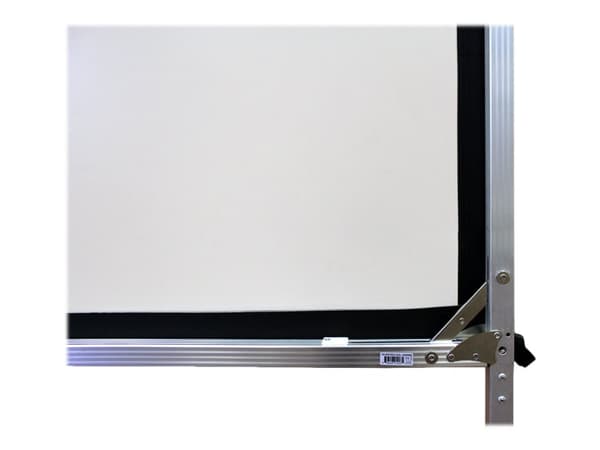 Elite Screens Yard Master 2 Series OMS100H2-DUAL - Projektionsskärm med ben - 100" (254 cm) - 16:9 - Wraith Veil Dual - svart, silverram