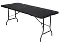 Miniatyrbilde 1 av 5: Perel FP180R, Svart, High-density polyethylene (HDPE), Stål, Rektangulær form, 4 ben, H-legs, 750 mm