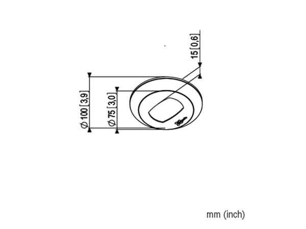 Vogel''s PFA 9106, 105 mm, 105 mm, 125 mm, 105 x 105 x 125 mm