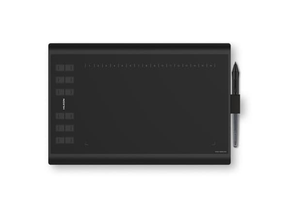 HUION H1060P, Kabel, 5080 lpi, 250 x 160 mm, USB, 1,5 cm, Svart