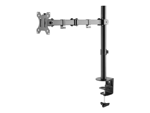 TECHly - Monteringssats - justerbar arm - för Bildskärm - svart - skärmstorlek: 13"-32" - disk-monteringsbar Svart