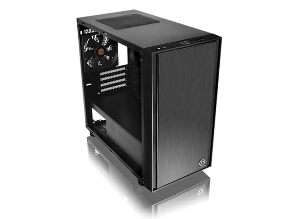 Thermaltake Versa H17 Window - Tower - mikro ATX - sidepanel med vindu - ingen strømforsyning (PS/2) - svart - USB/lyd