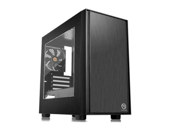 Thermaltake Versa H17 Window - Tower - mikro ATX - sidepanel med vindu - ingen strømforsyning (PS/2) - svart - USB/lyd