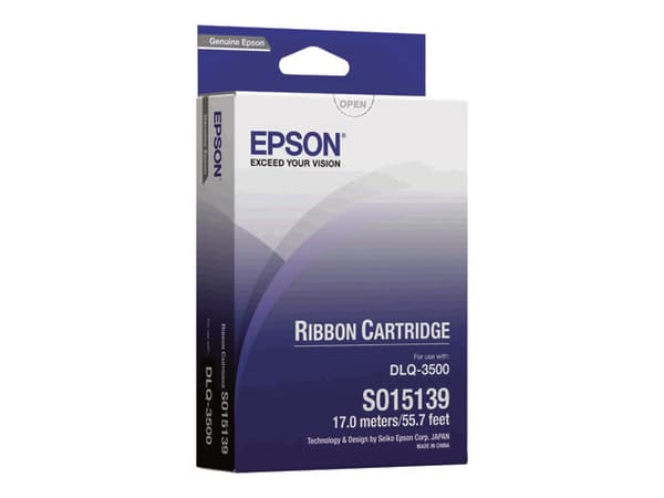 Epson - Svart - skriverbånd - for DLQ 3000, 3000+, 3500, 3500II, 3500IIN