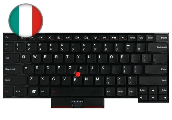 Lenovo 04W2731, Tangentbord, Italiensk, Lenovo, ThinkPad Edge S430