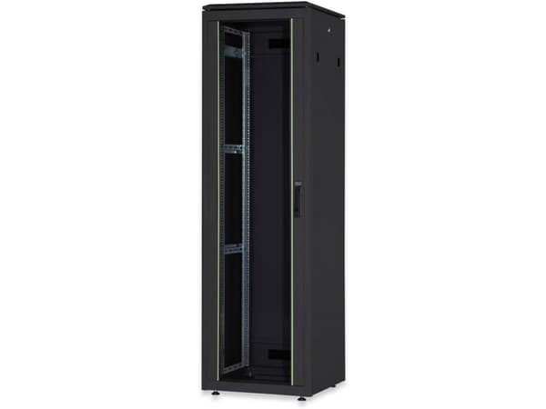 Digitus DN-19 22U-6/6-DB, Fristående rack, 22U, 600 kg, Knapplås, Kuggskenor, Justerbara fötter