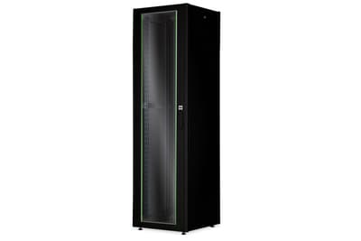 Digitus DN-19 22U-6/6-DB, Fristående rack, 22U, 600 kg, Knapplås, Kuggskenor, Justerbara fötter