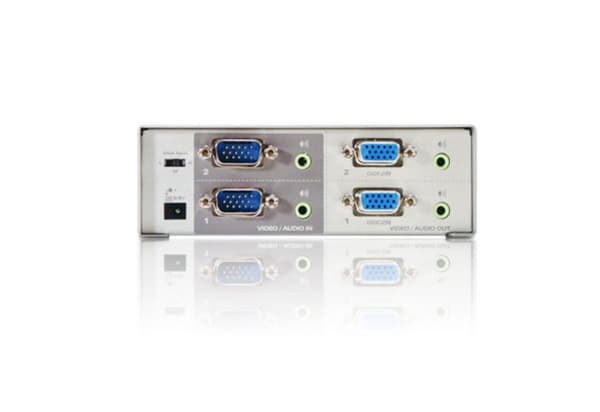ATEN Video Matrix Switch VS-0202 2x2 - Video-/audiokytkin - pöytätietokoneet