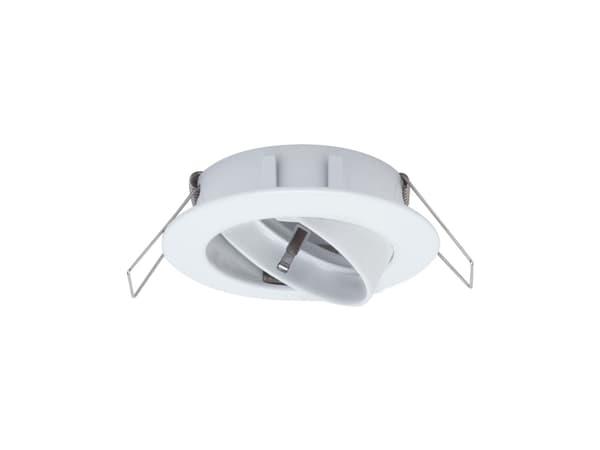 Paulmann 937.31, Indbygget lampeafdækning, Loft, Hvid, Aluminium, Sink, IP23, GU10 Hvit