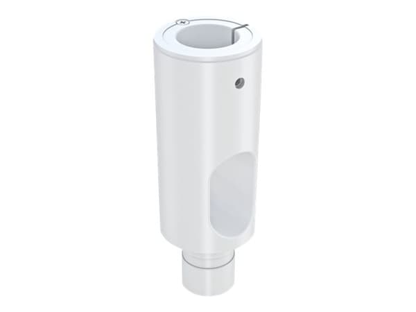 Multibrackets M - Monteringskomponent (rørforlengelse) - aluminium / plast - hvit - armmonterbar
