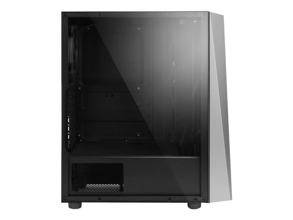 Zalman S4 Plus - Tower - ATX - genomskinlig sidopanel (akryl) - ingen strömförsörjning (ATX) - svart - USB/ljud