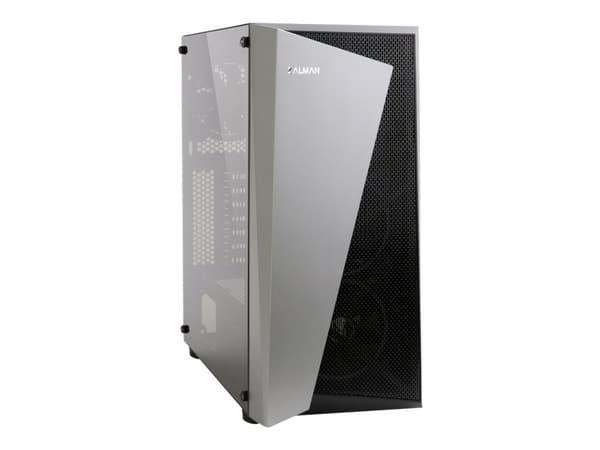 Zalman S4 Plus - Tower - ATX - genomskinlig sidopanel (akryl) - ingen strömförsörjning (ATX) - svart - USB/ljud Svart