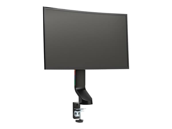 Kensington SmartFit Space-Saving Single Monitor Arm - Monteringssett - Tilt & Swivel - for Skjerm - svart - skjermstørrelse: inntil 32" - skrivebord,
