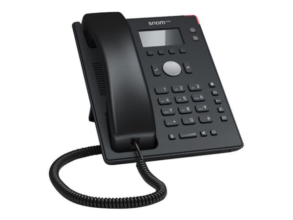 snom D120 - VoIP-telefon - treveis anropskapasitet - SIP - 2 linjer - svart