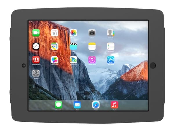 Compulocks iPad Pro 11" (1-4th Gen) Space Enclosure Wall Mount - Innhegning - for nettbrett - låsbar - aluminium - svart - skjermstørrelse: 11" - mon