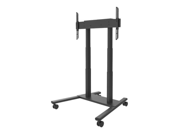 Multibrackets M Motorized Floorstand - Stativ - motorisert - for LCD-TV - svart - skjermstørrelse: 37"-90" - plassering på gulv Sort